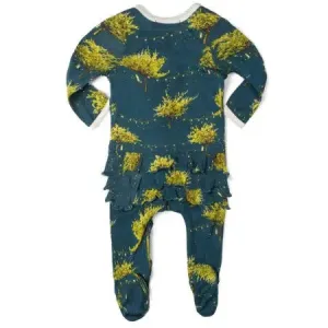 Firefly Ruffle Zippered Footie