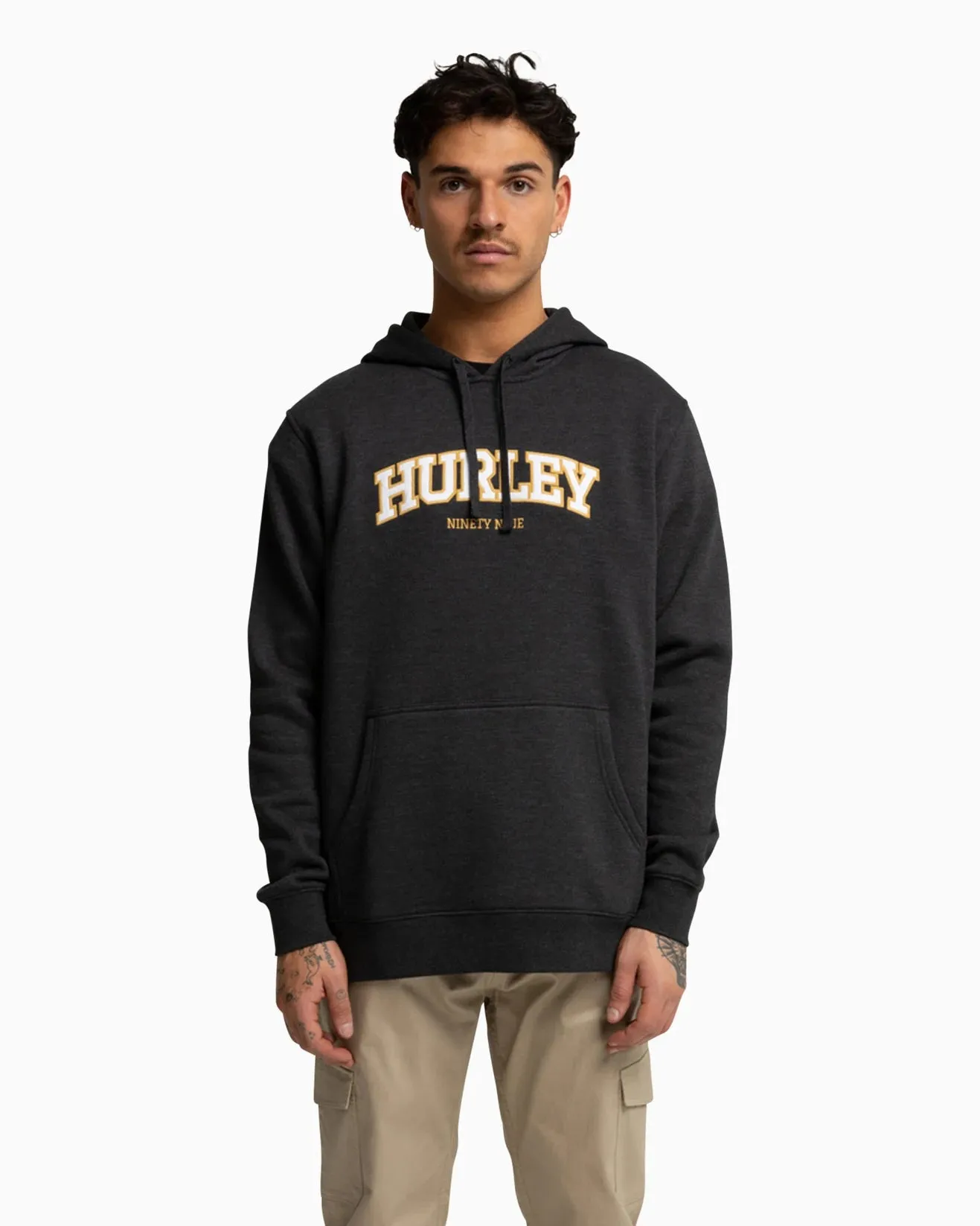 Flow Pullover- Heather Black