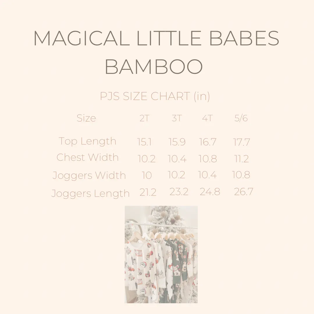Gingerbread Magic Bamboo PJs*READY TO SHIP — NOT RESTOCKING