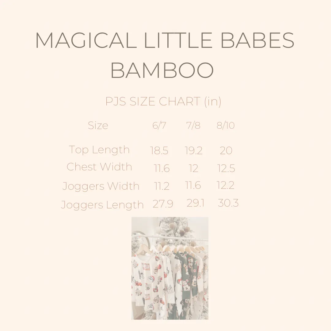 Gingerbread Magic Bamboo PJs*READY TO SHIP — NOT RESTOCKING