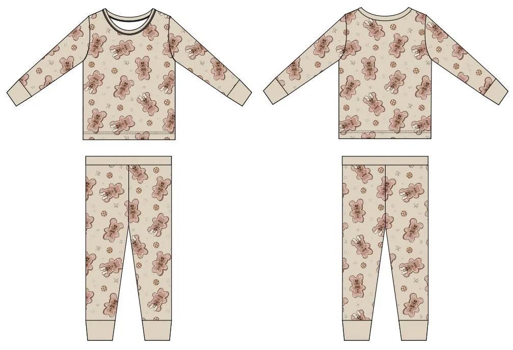 Gingerbread Magic Bamboo PJs*READY TO SHIP — NOT RESTOCKING