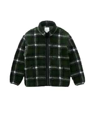 Gramicci - Shadow Plaid Sherpa Jacket - Olive