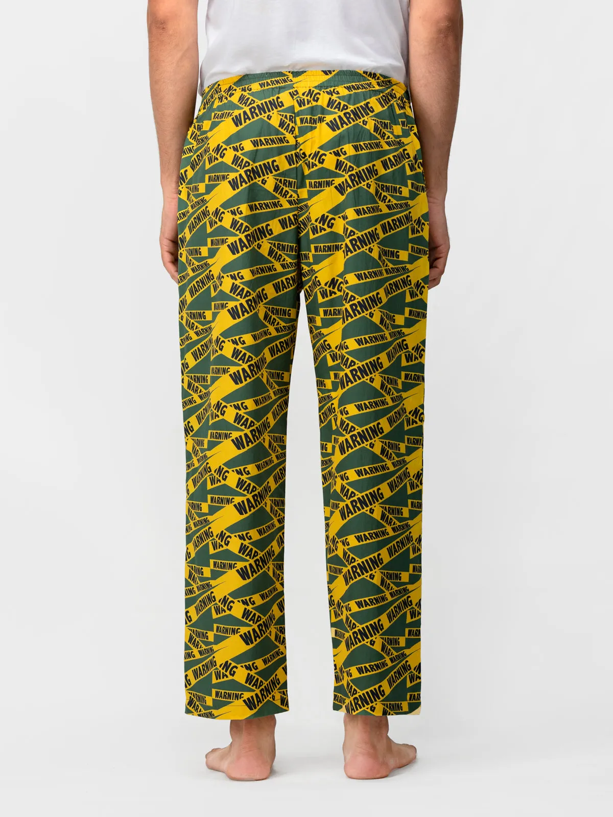 Green warning Print Cotton Pyjamas