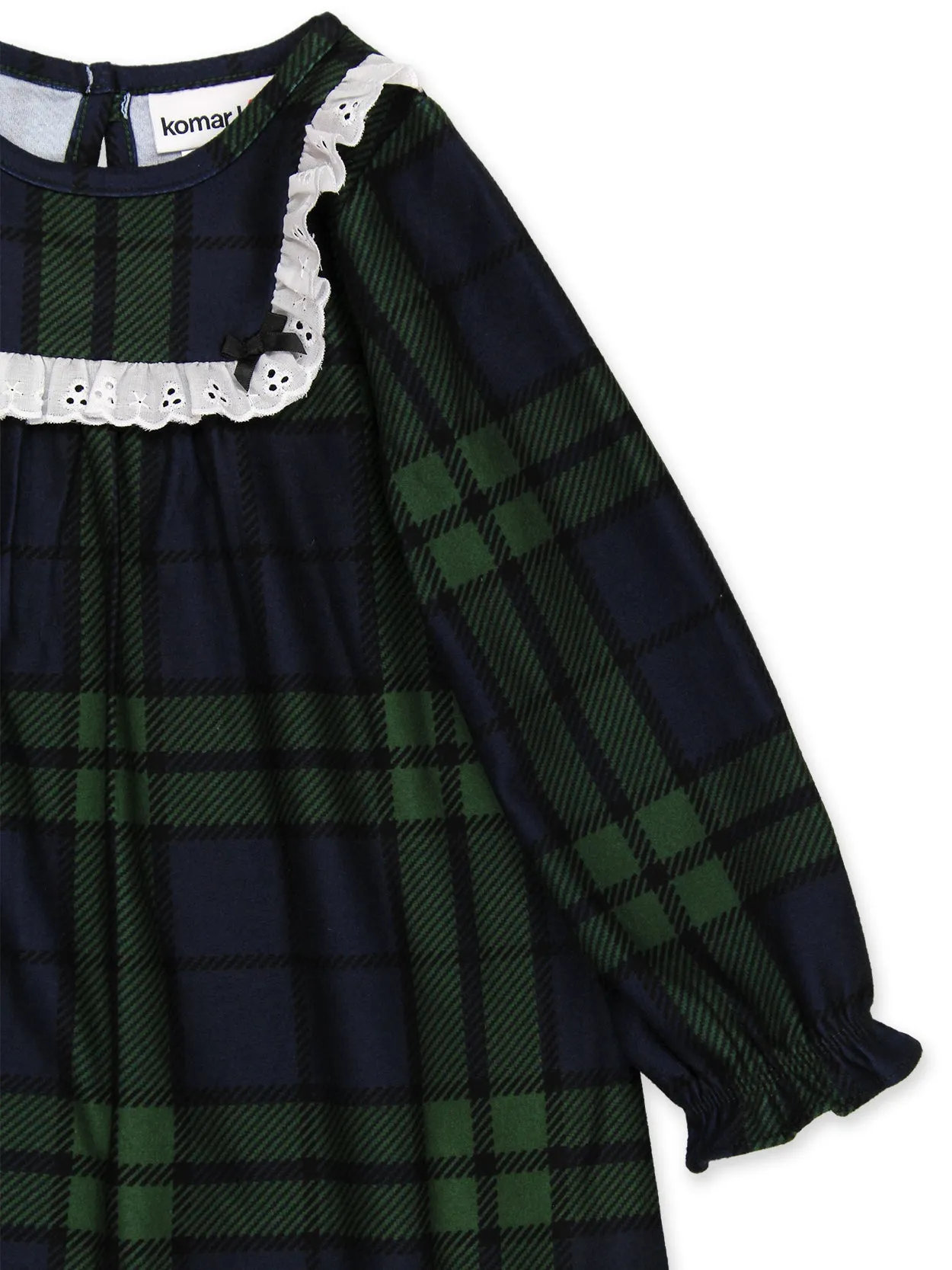 Holiday Blue Green Plaid Nightgown