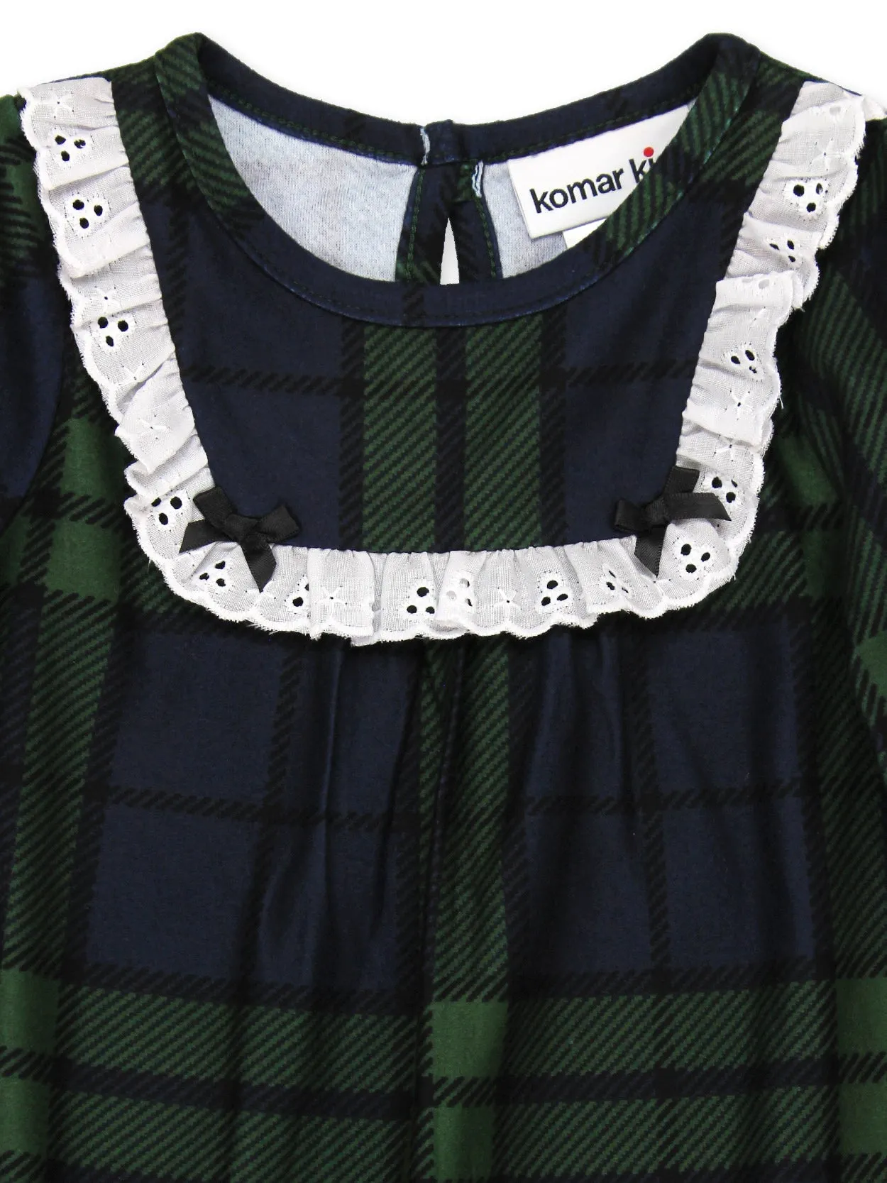Holiday Blue Green Plaid Nightgown