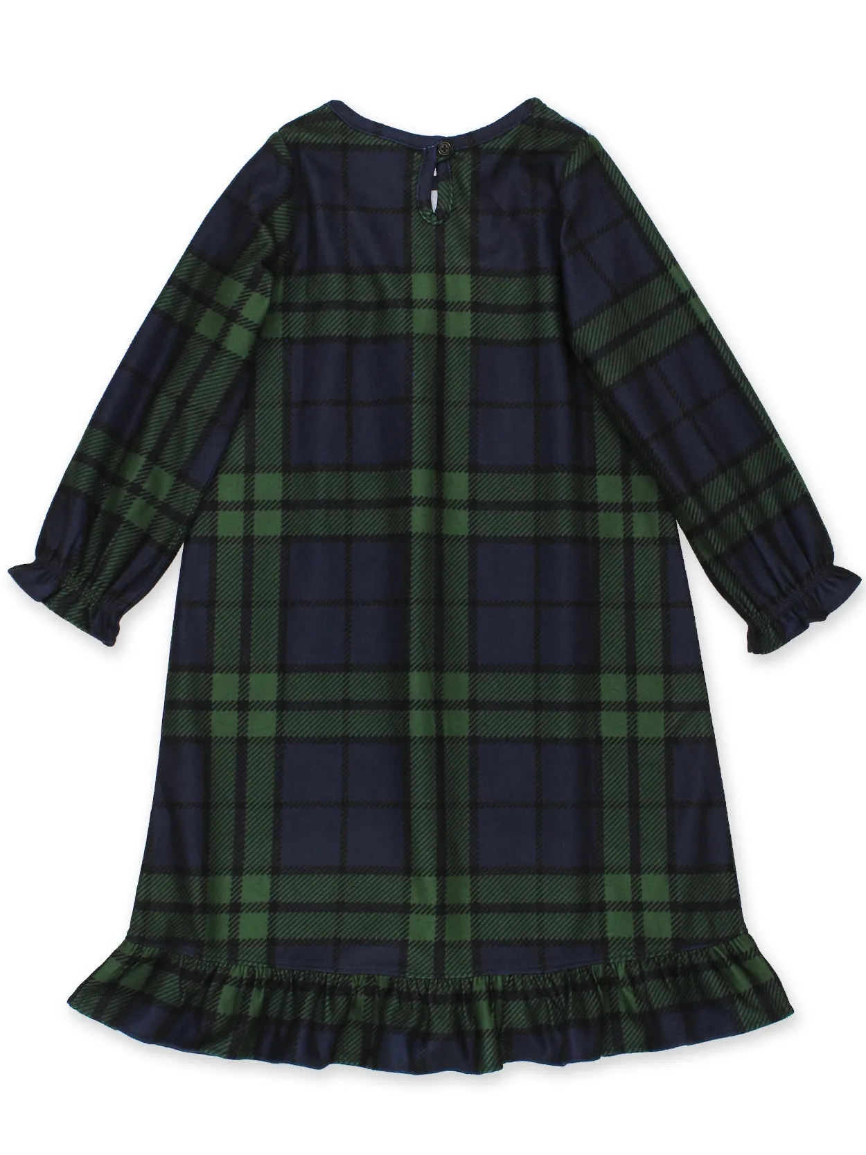 Holiday Blue Green Plaid Nightgown