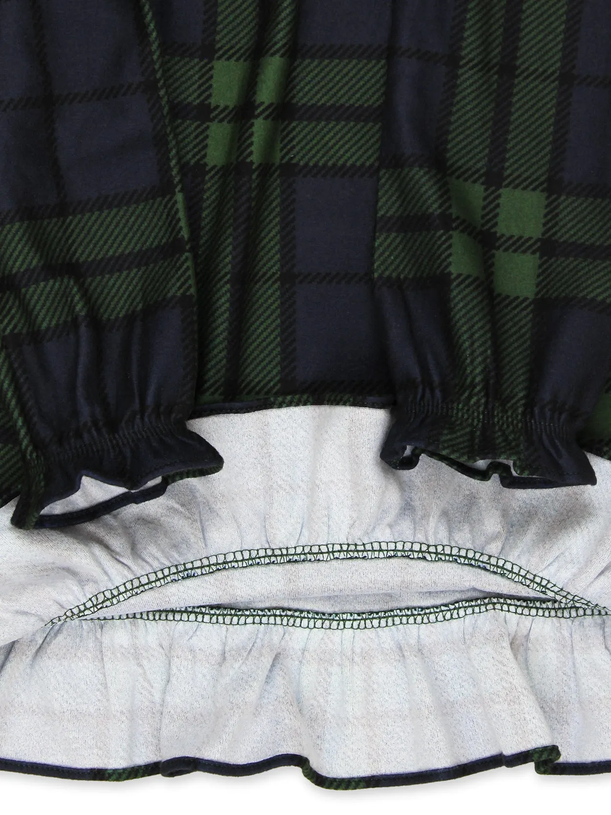 Holiday Blue Green Plaid Nightgown