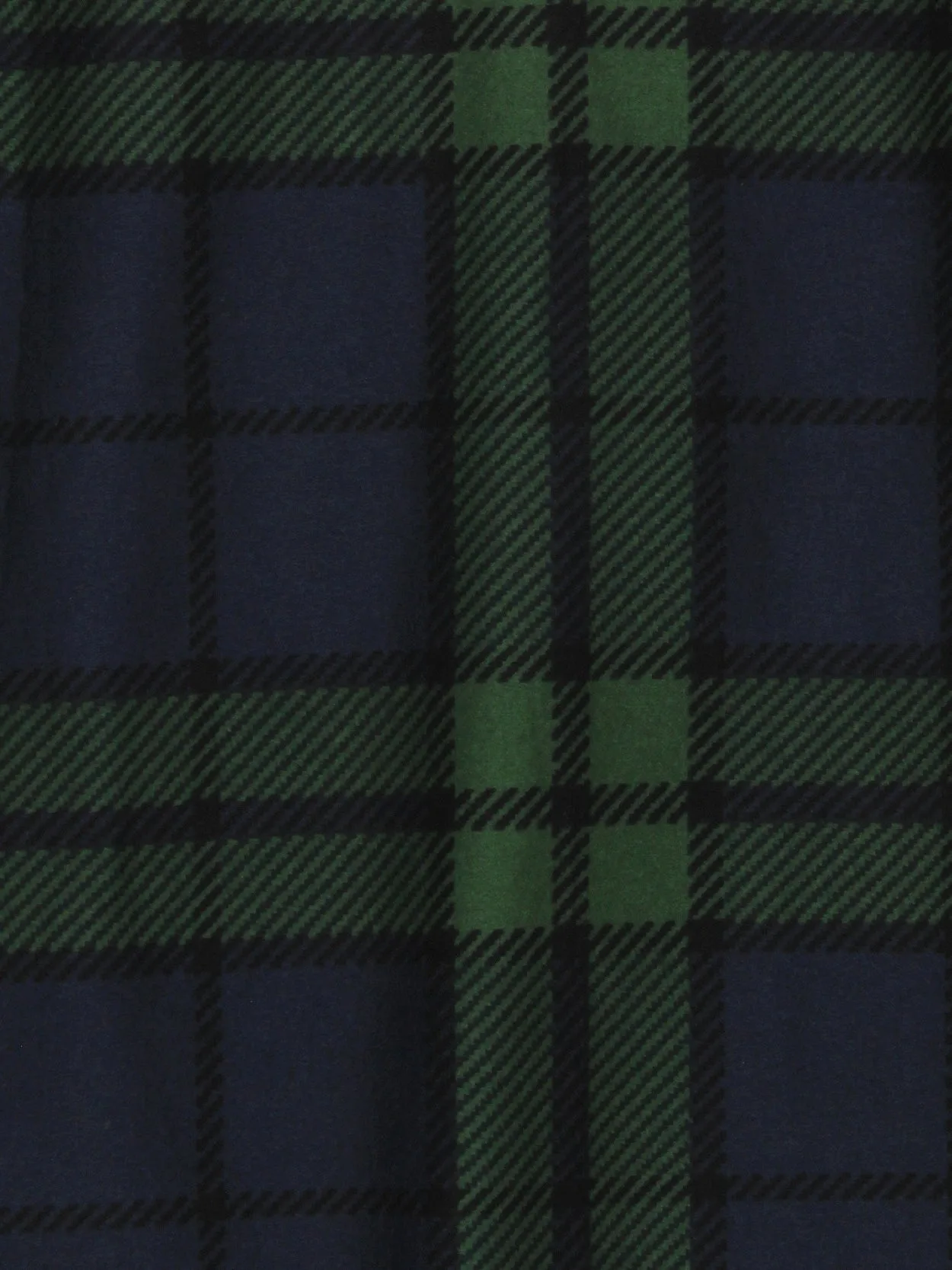 Holiday Blue Green Plaid Nightgown