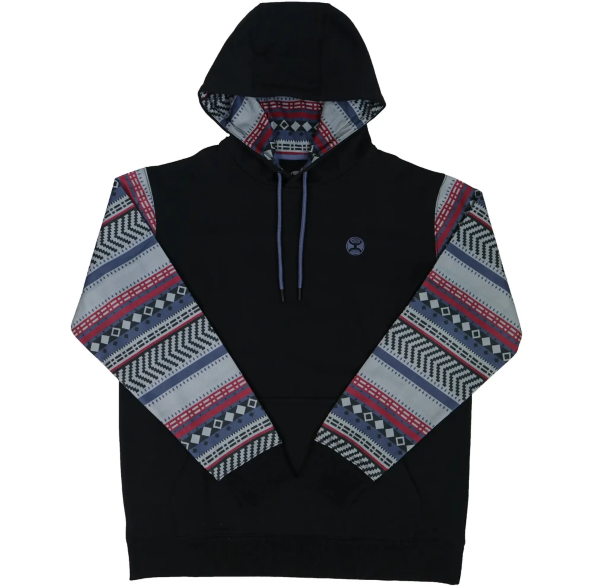 Hooey Men's Acuna Black Hoodie -HH1176BKBL