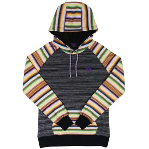 Hooey "Catalina" Ladies Black Space Dye Hoodie -HH1167BKSP
