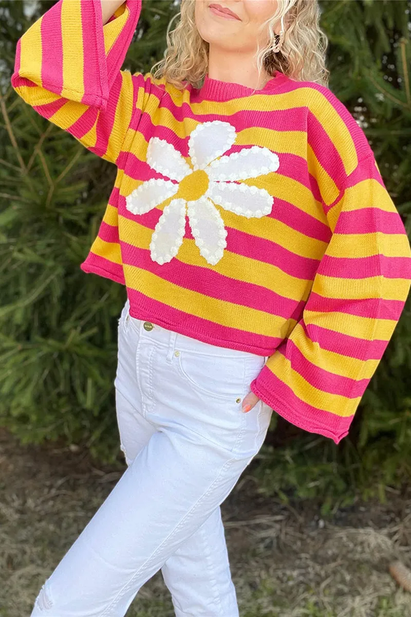 HWT1233 Daisy Dream Sweater