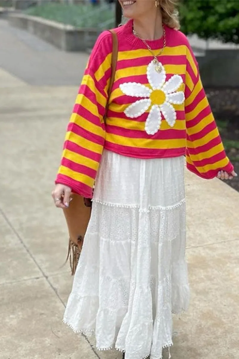 HWT1233 Daisy Dream Sweater