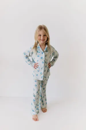 In My Jammers Rosie Ribbed Button Up Flare 2pc PJ Set