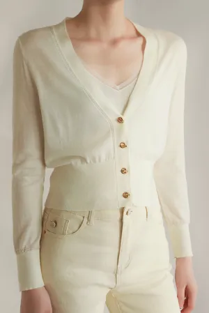 Interlock Wool Blend Cardigan