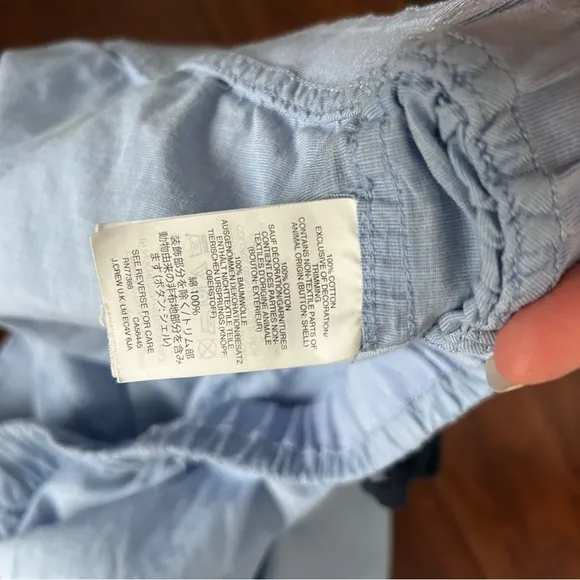 J. Crew intimates blue size small pajamas set