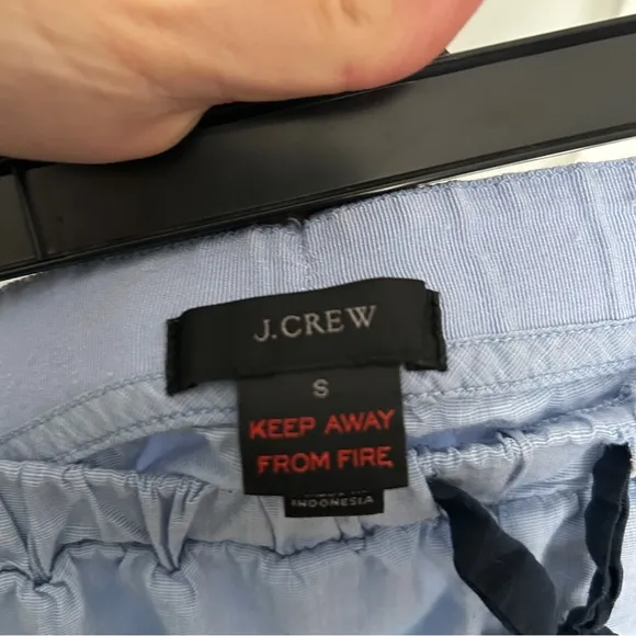 J. Crew intimates blue size small pajamas set