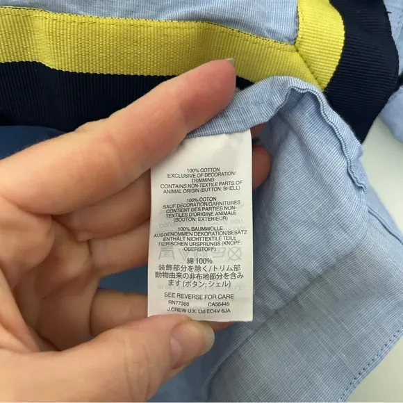 J. Crew intimates blue size small pajamas set