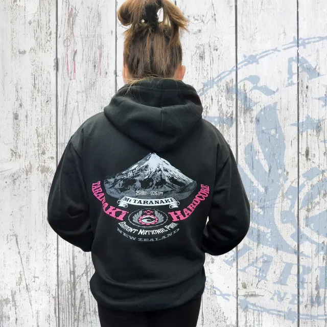 Kids Mountain Hood - Black/Pink