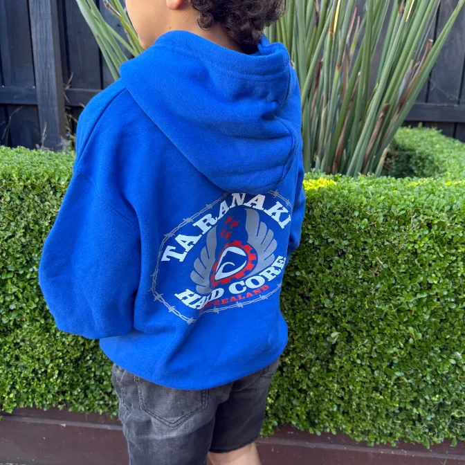 Kids Oval Hood - Royal Blue