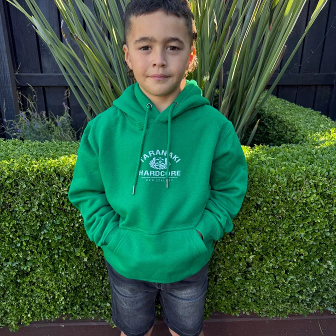 Kids Vintage Hood - Green