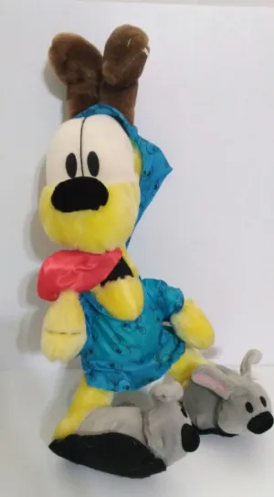 Large Odie Plush with Pajamas