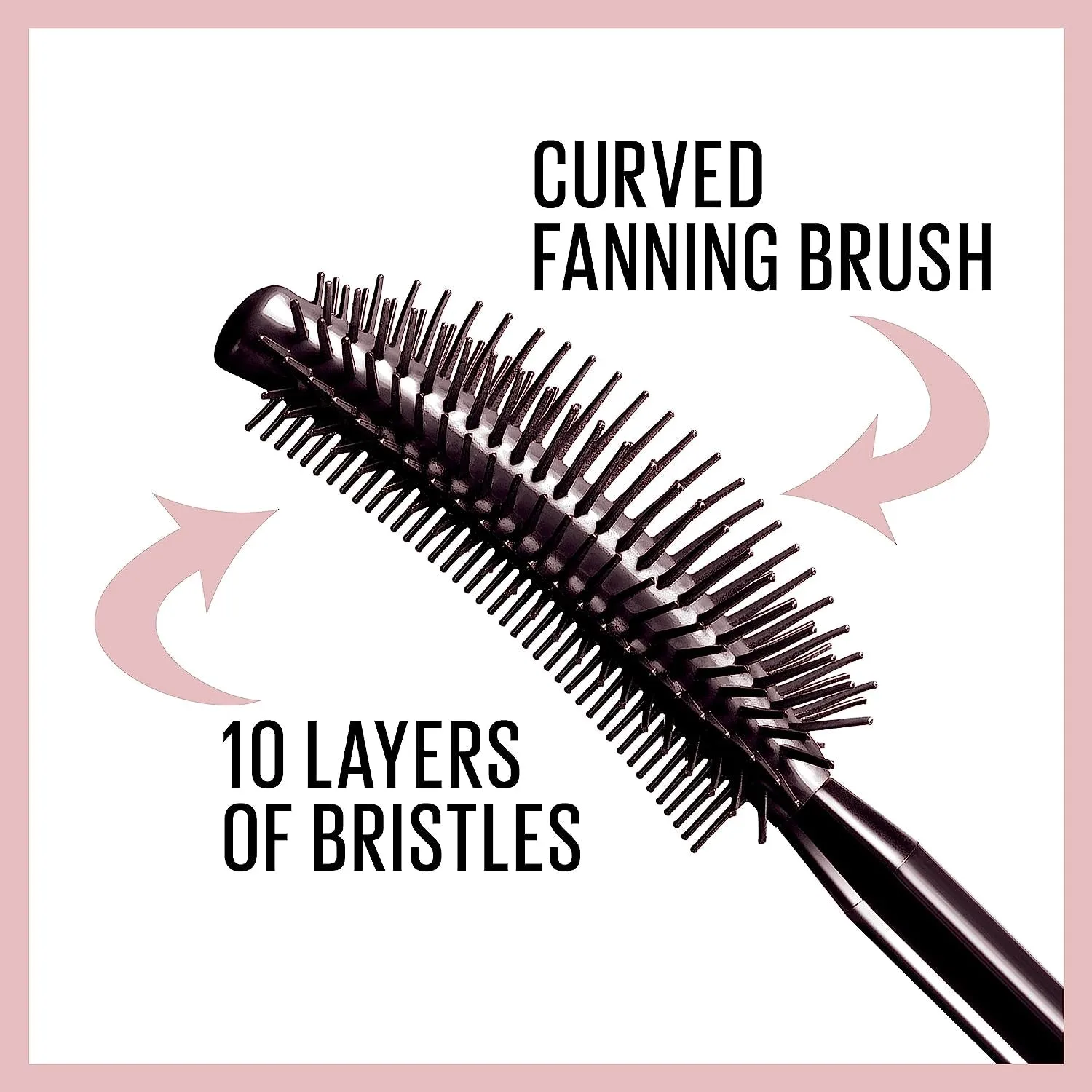 Lash Sensational Washable Mascara, Lengthening and Volumizing for a Full Fan Effect, Blackest Black, 1 Count