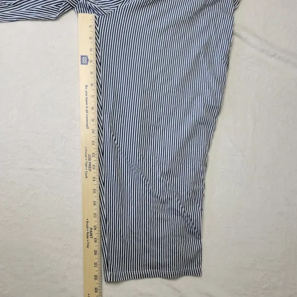Lauren Ralph Lauren Womens Large Classic Navy Pin Striped Pajamas