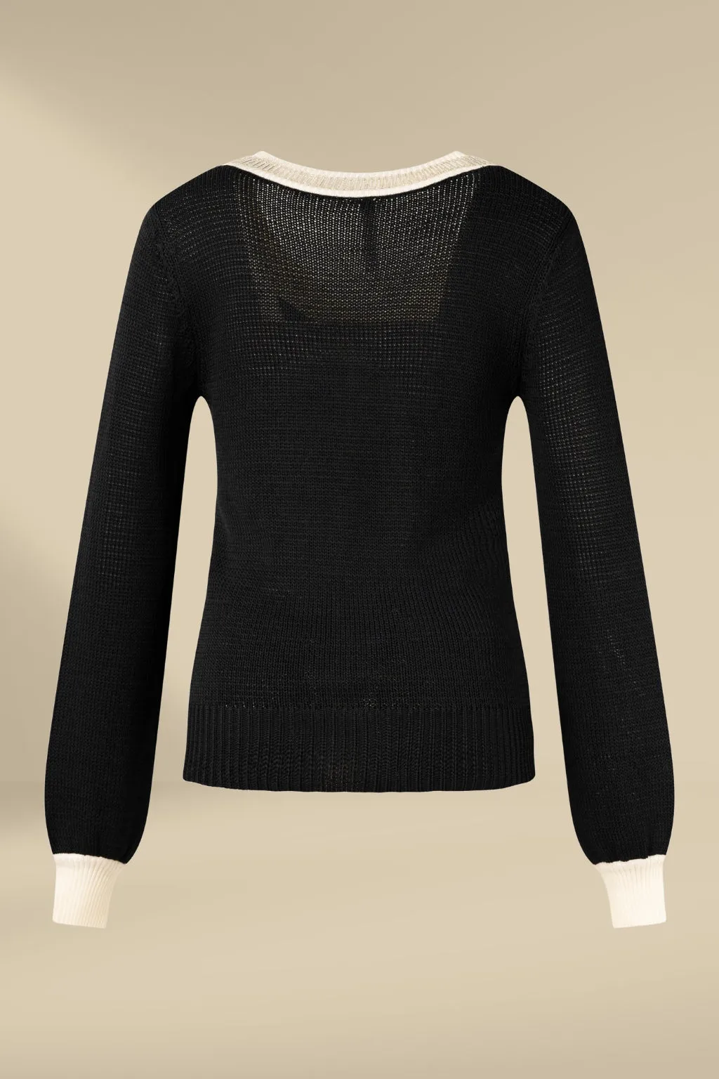 Lemon Tree Angelica Knit Black Cream