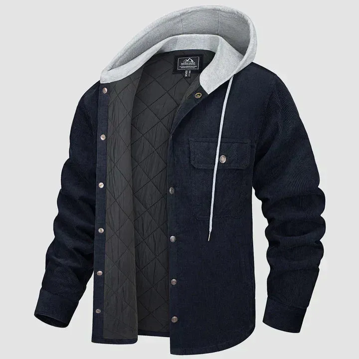 Liam - Lässige Winter-Steppjacke mit Kapuze für Herren