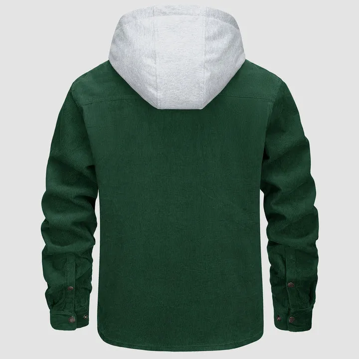 Liam - Lässige Winter-Steppjacke mit Kapuze für Herren