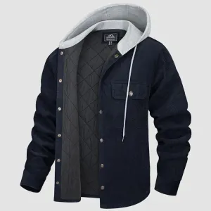 Liam - Lässige Winter-Steppjacke mit Kapuze für Herren