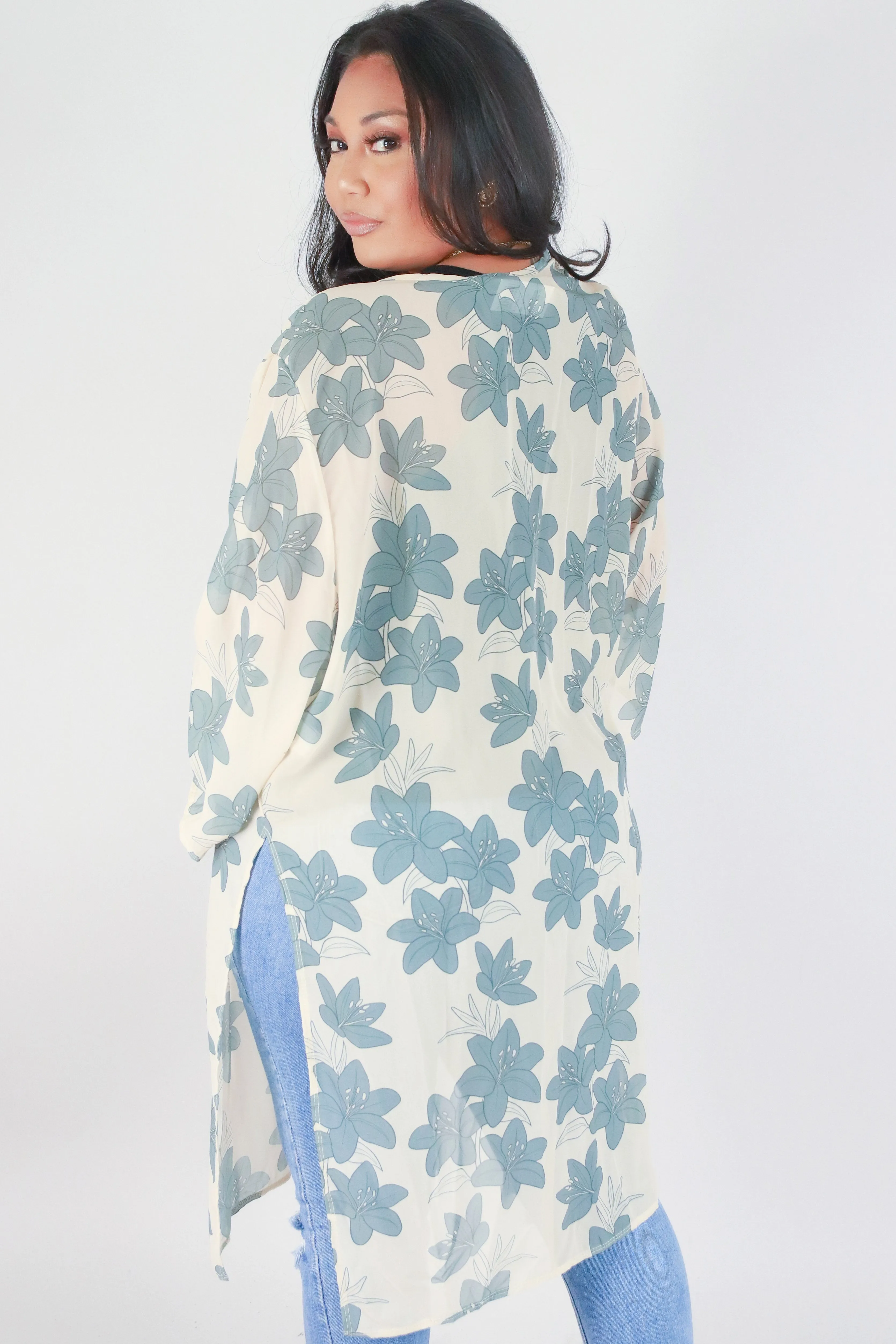 LILY CHIFFON CARDIGAN