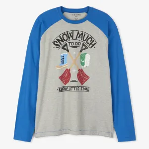 Little Blue House Winter Traditions Mens Long Sleeve Tee