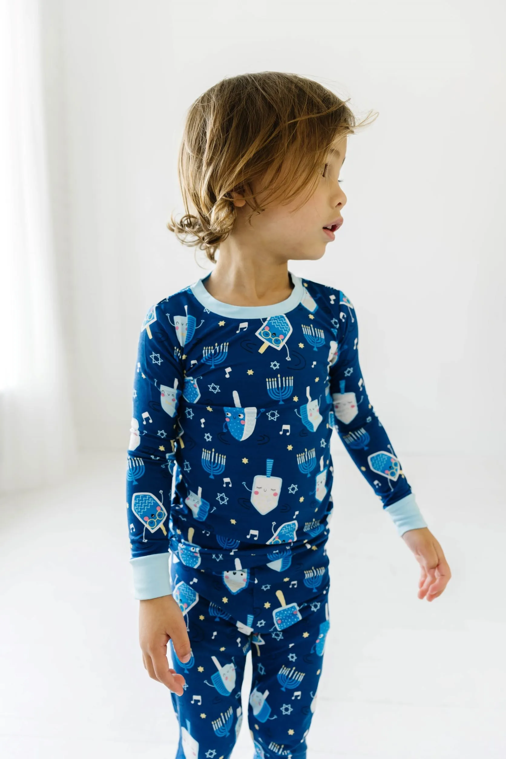 Little Sleepies Dancing Dreidels 2pc Pajama Set