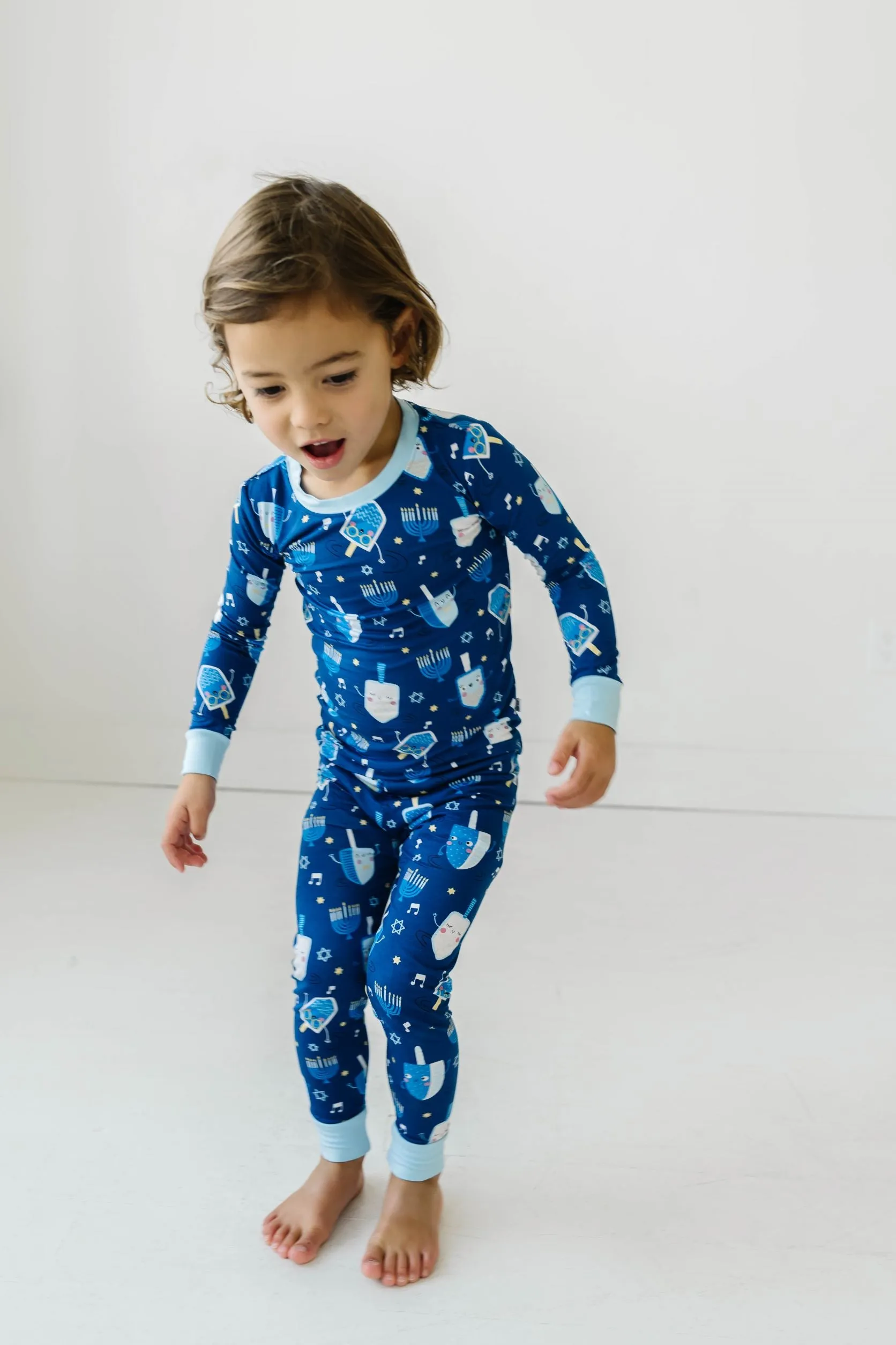 Little Sleepies Dancing Dreidels 2pc Pajama Set