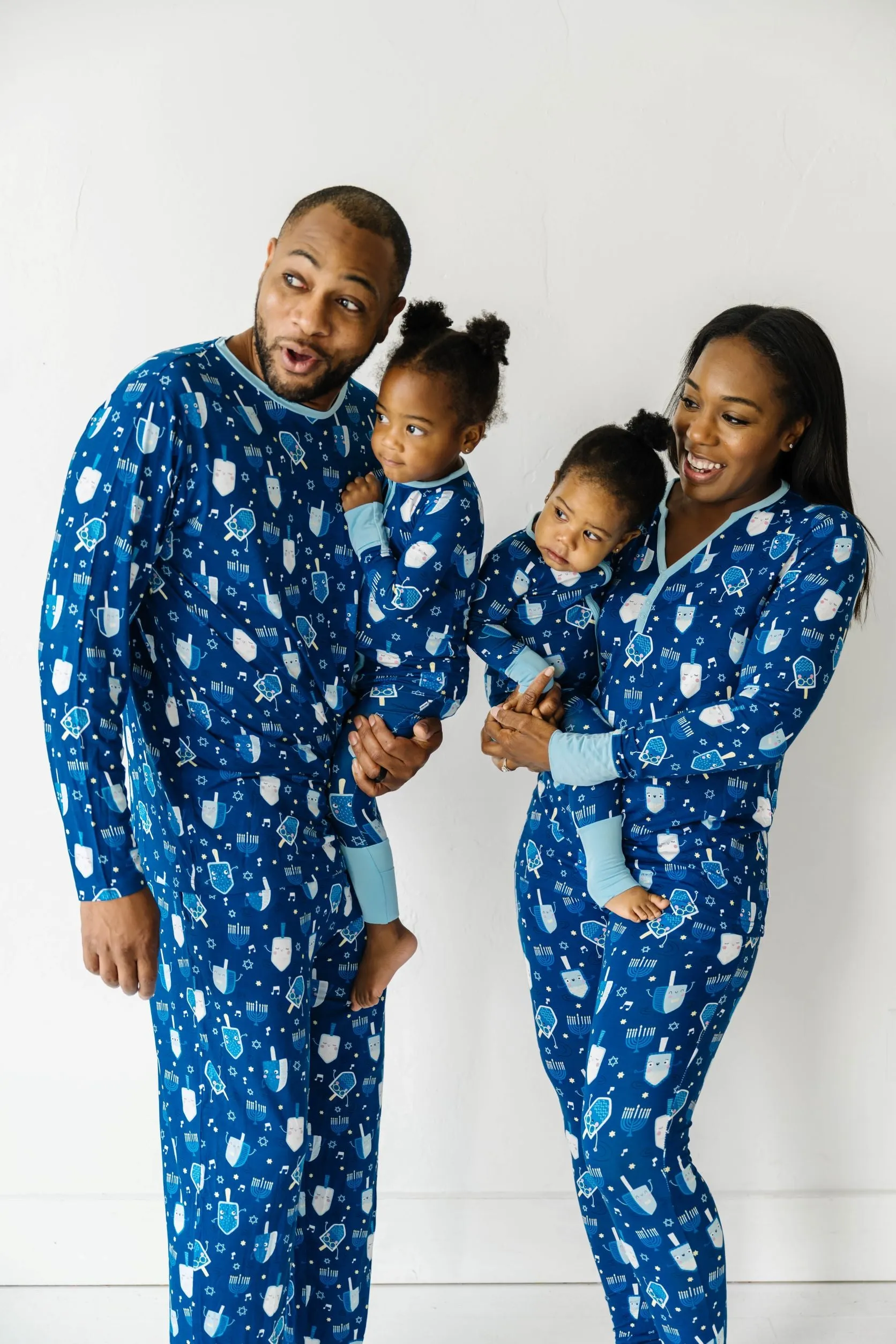 Little Sleepies Dancing Dreidels Men's 2pc Pajama Set