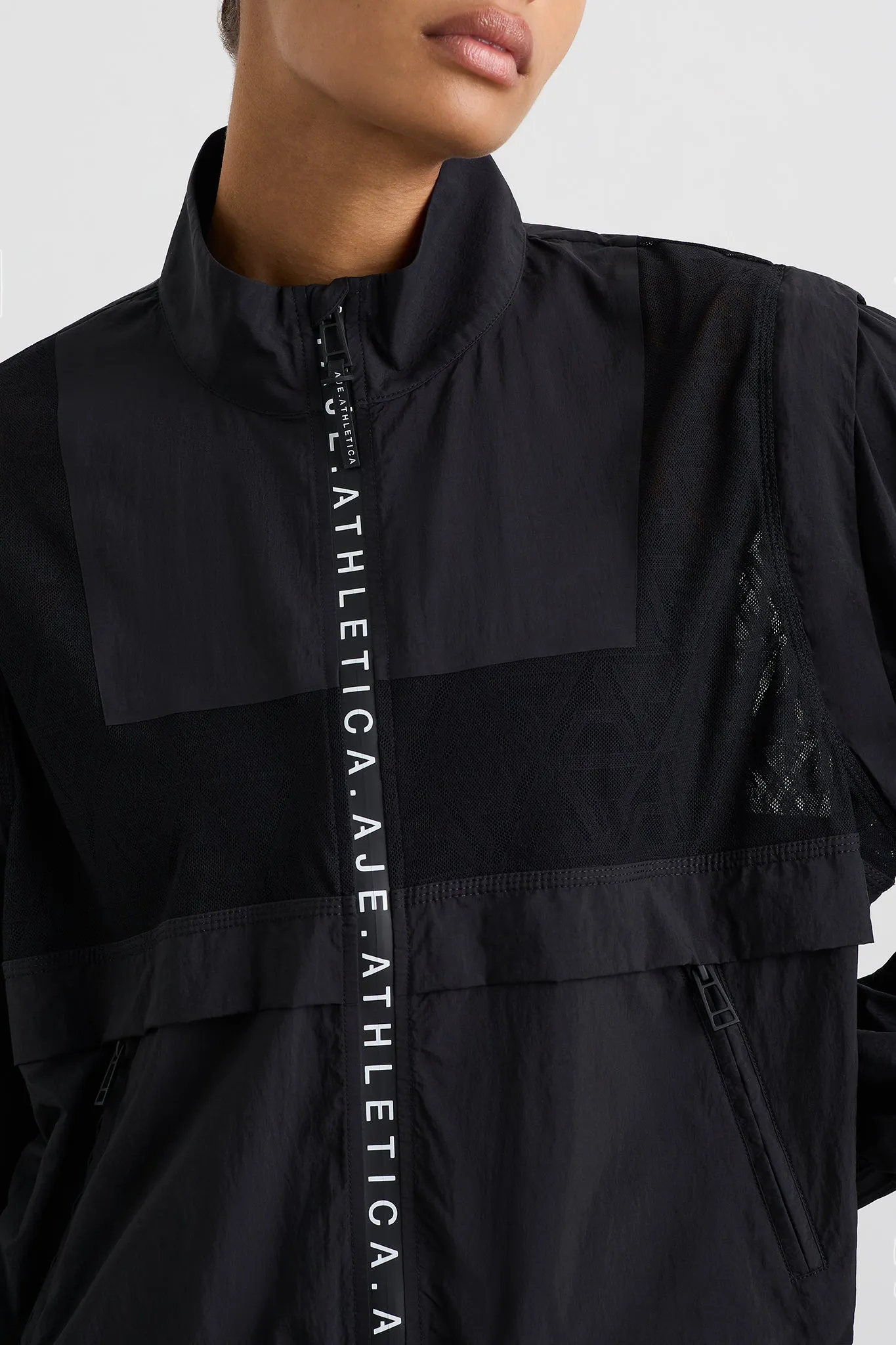 Logo Mesh Jacket 757