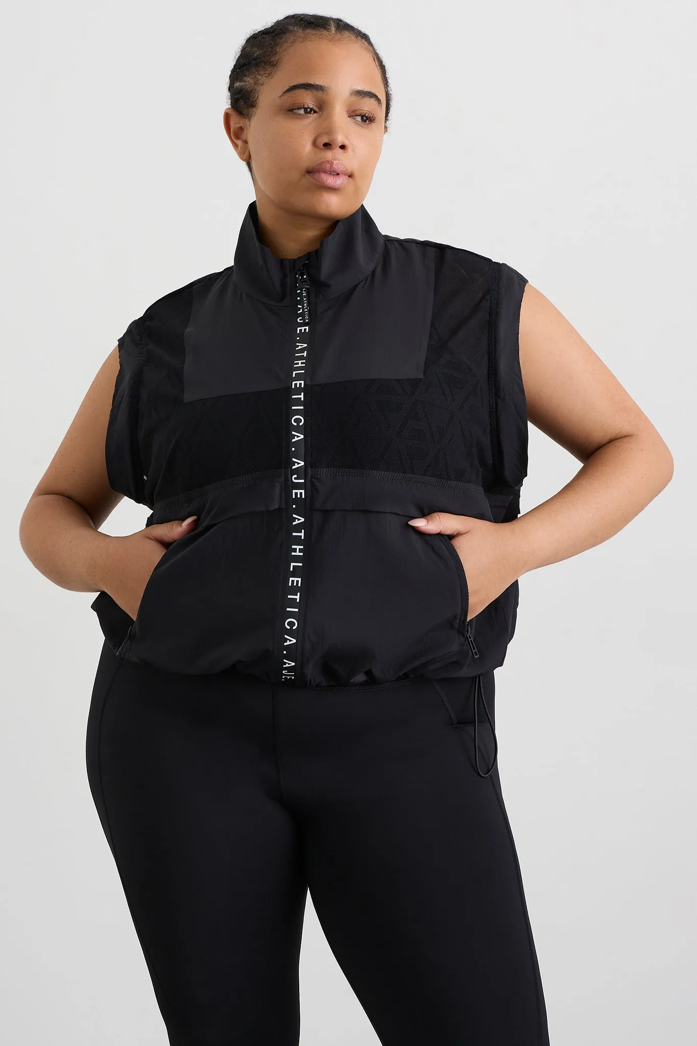 Logo Mesh Jacket 757