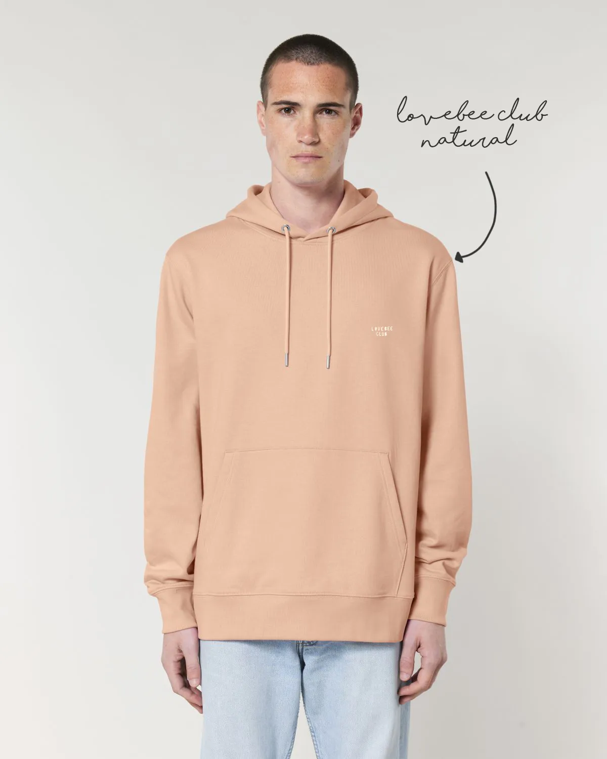 LoveBee Adult Hoodie | Peach