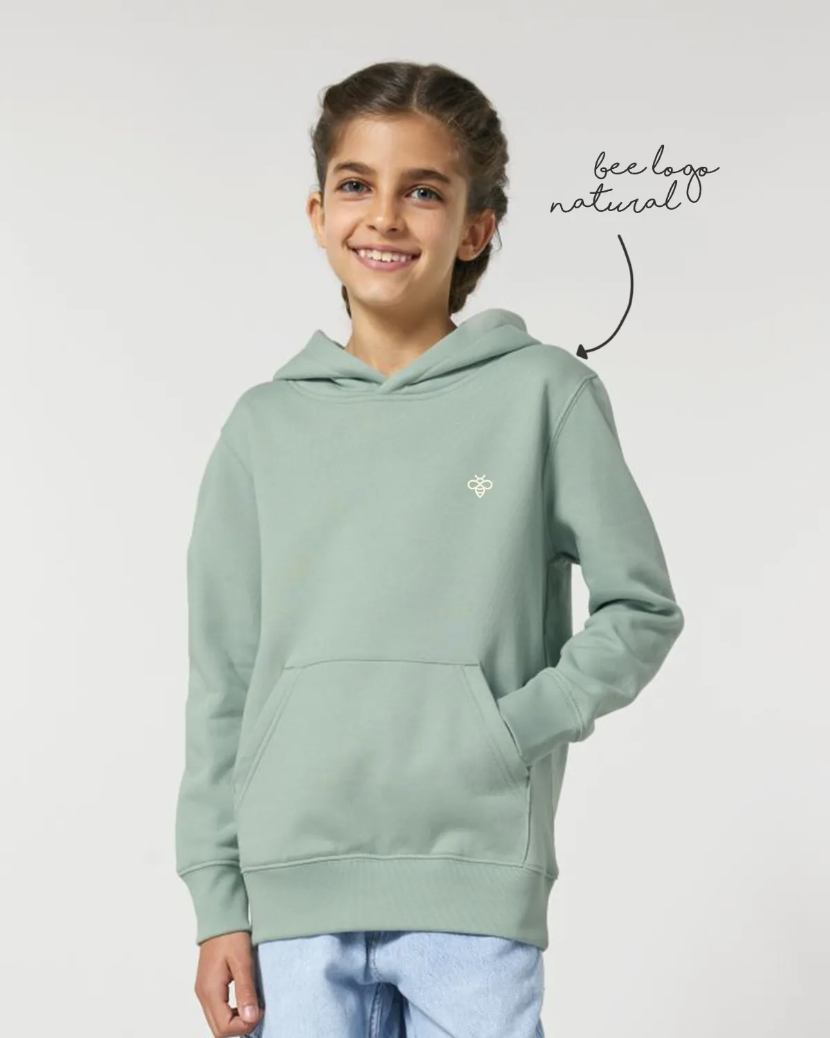 LoveBee Hoodie | Bees are Awesome | Peppermint