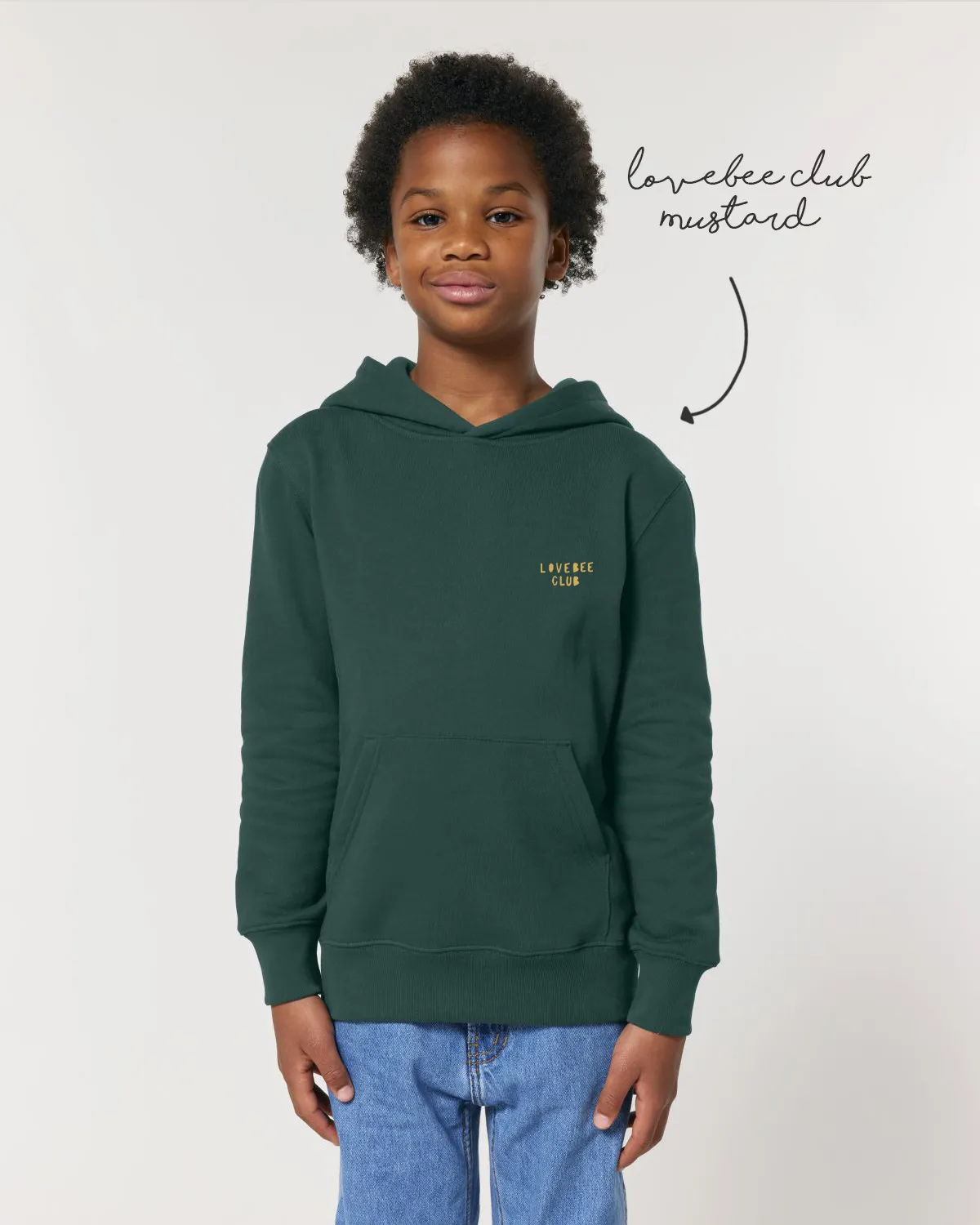 LoveBee Hoodie | Bees are Awesome | Sea Green