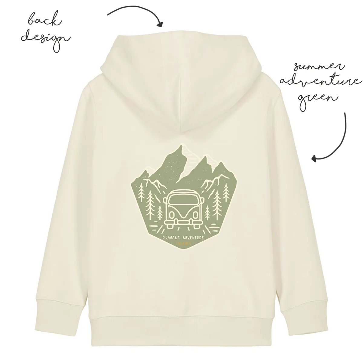 LoveBee Hoodie | Summer Adventure | Natural Raw