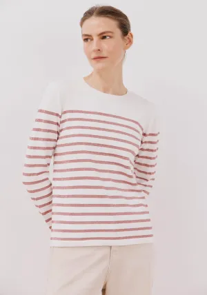 Lurex Stripes Jumper - Fuchsia