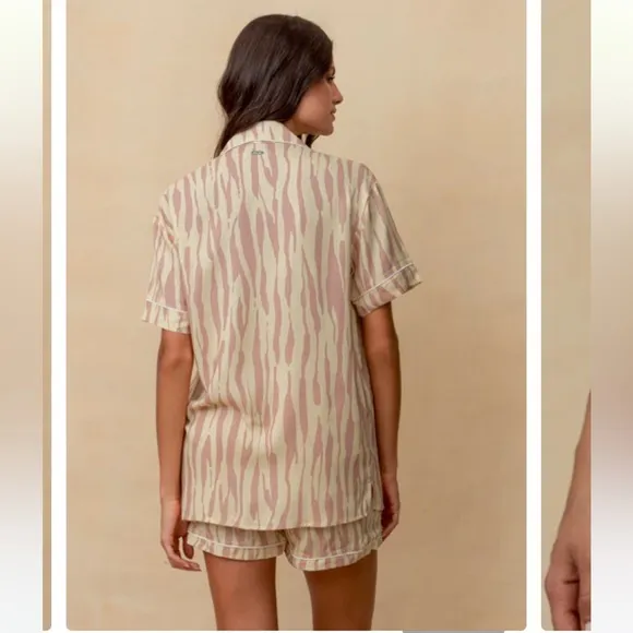 Maaji pajamas - NEW pajama set, short sleeve button up pajama shirt   shorts