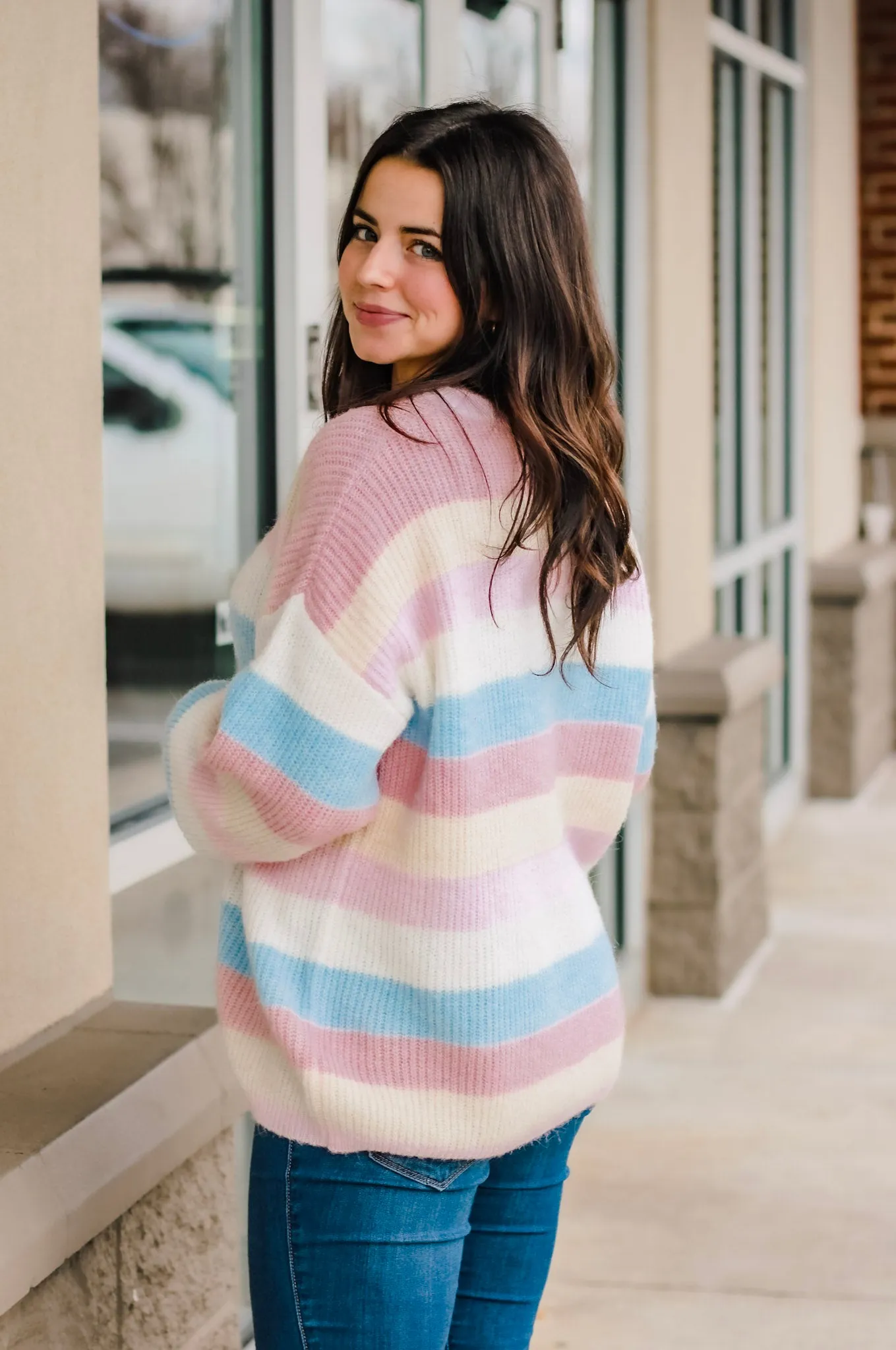 Make it Count Striped Sweater