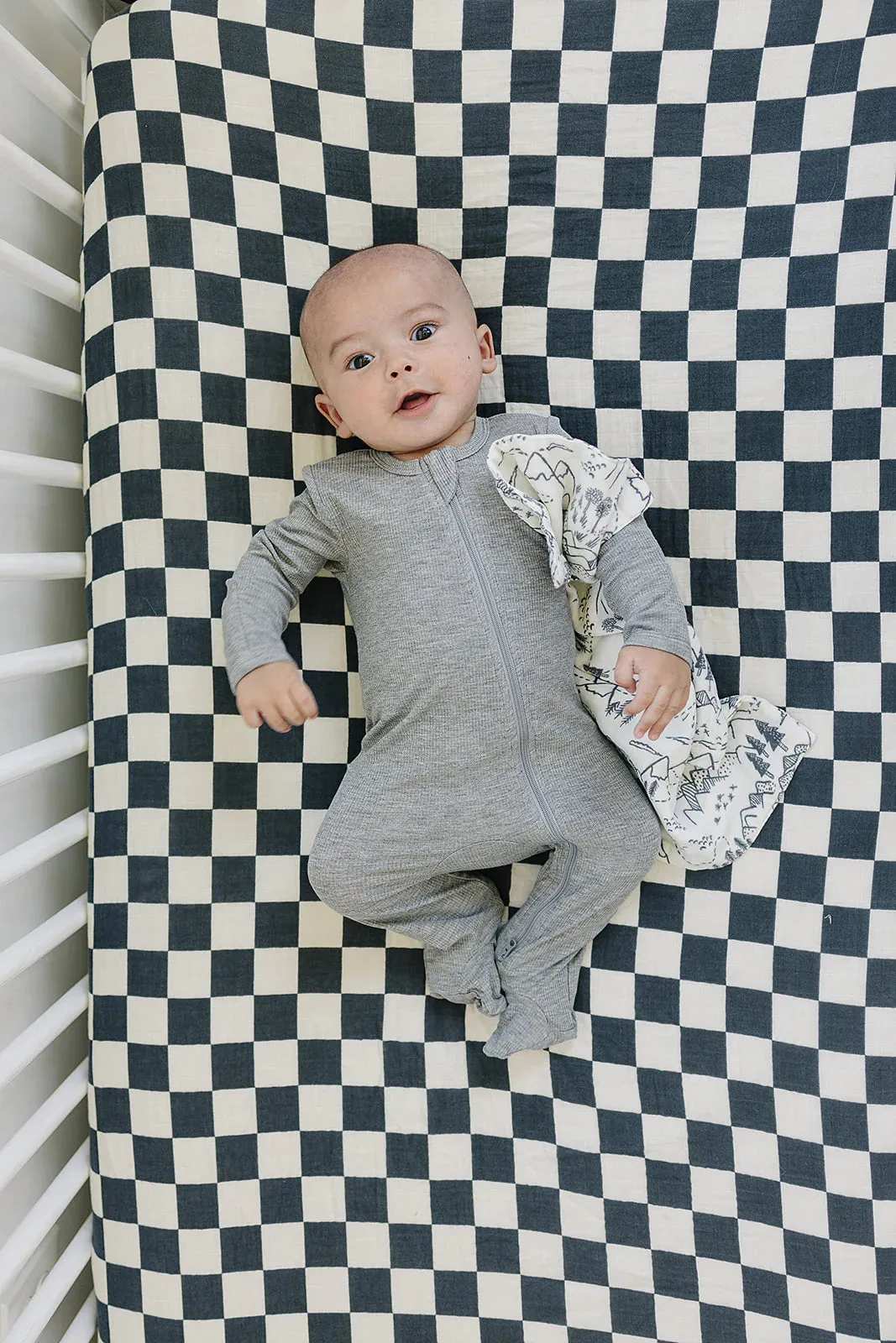 Mebie Baby Bamboo Ribbed Zipper Sleeper