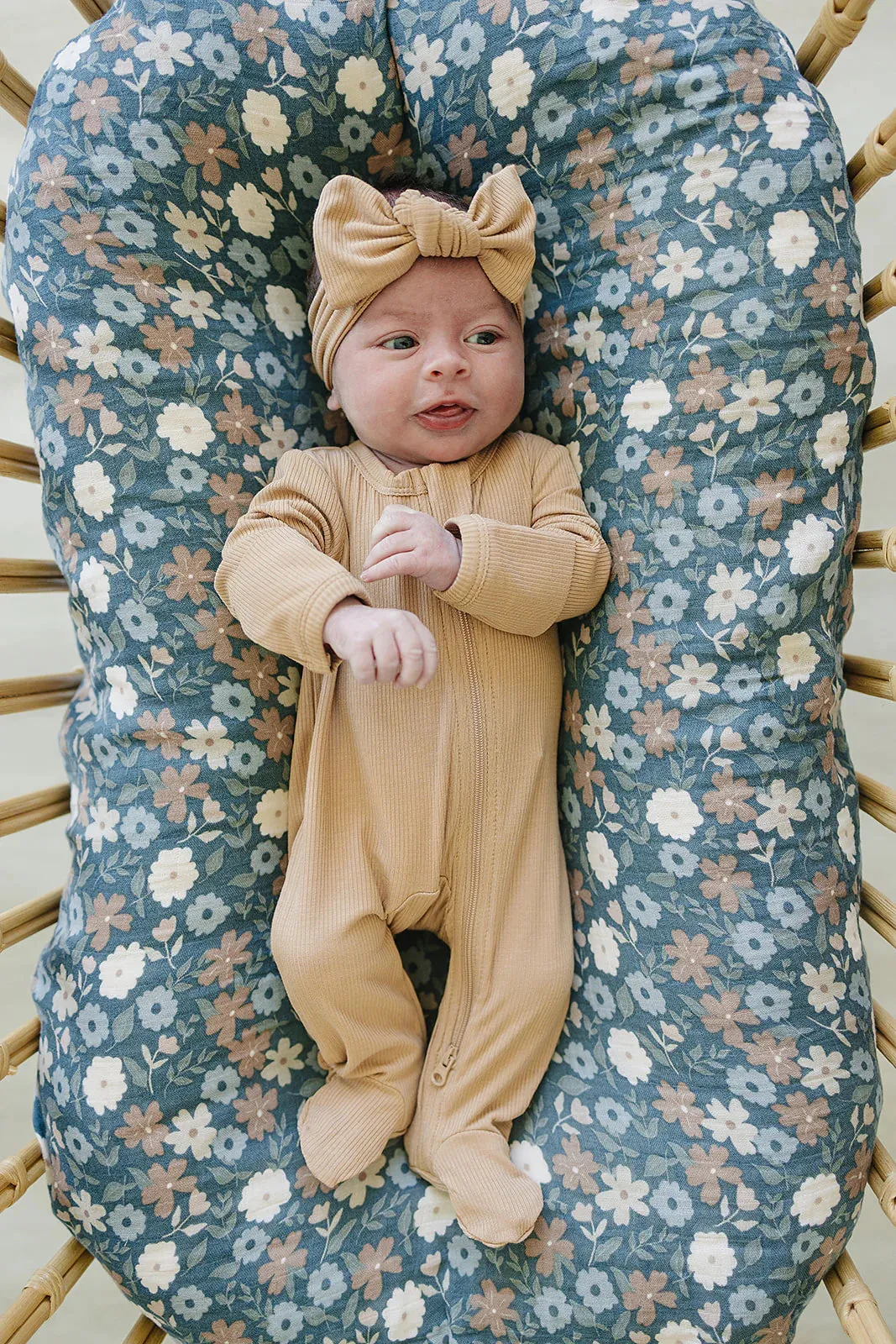 Mebie Baby Bamboo Ribbed Zipper Sleeper