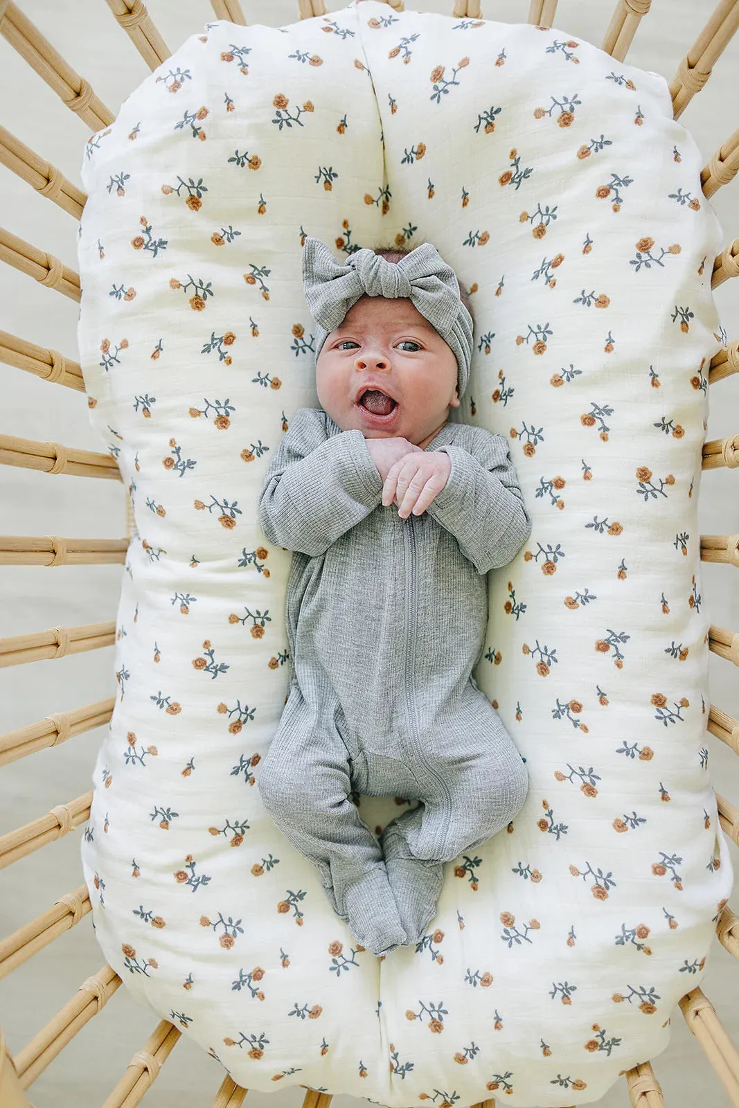 Mebie Baby Bamboo Ribbed Zipper Sleeper