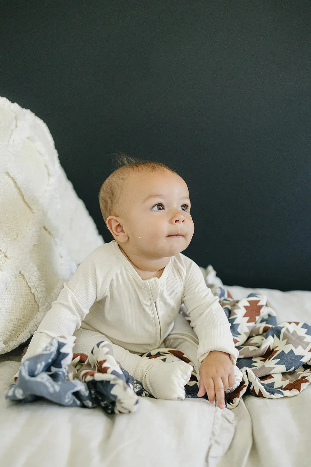 Mebie Baby Bamboo Ribbed Zipper Sleeper