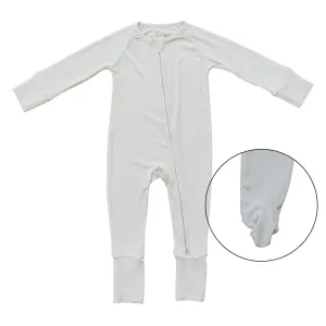 Mebie Baby Bamboo Ribbed Zipper Sleeper